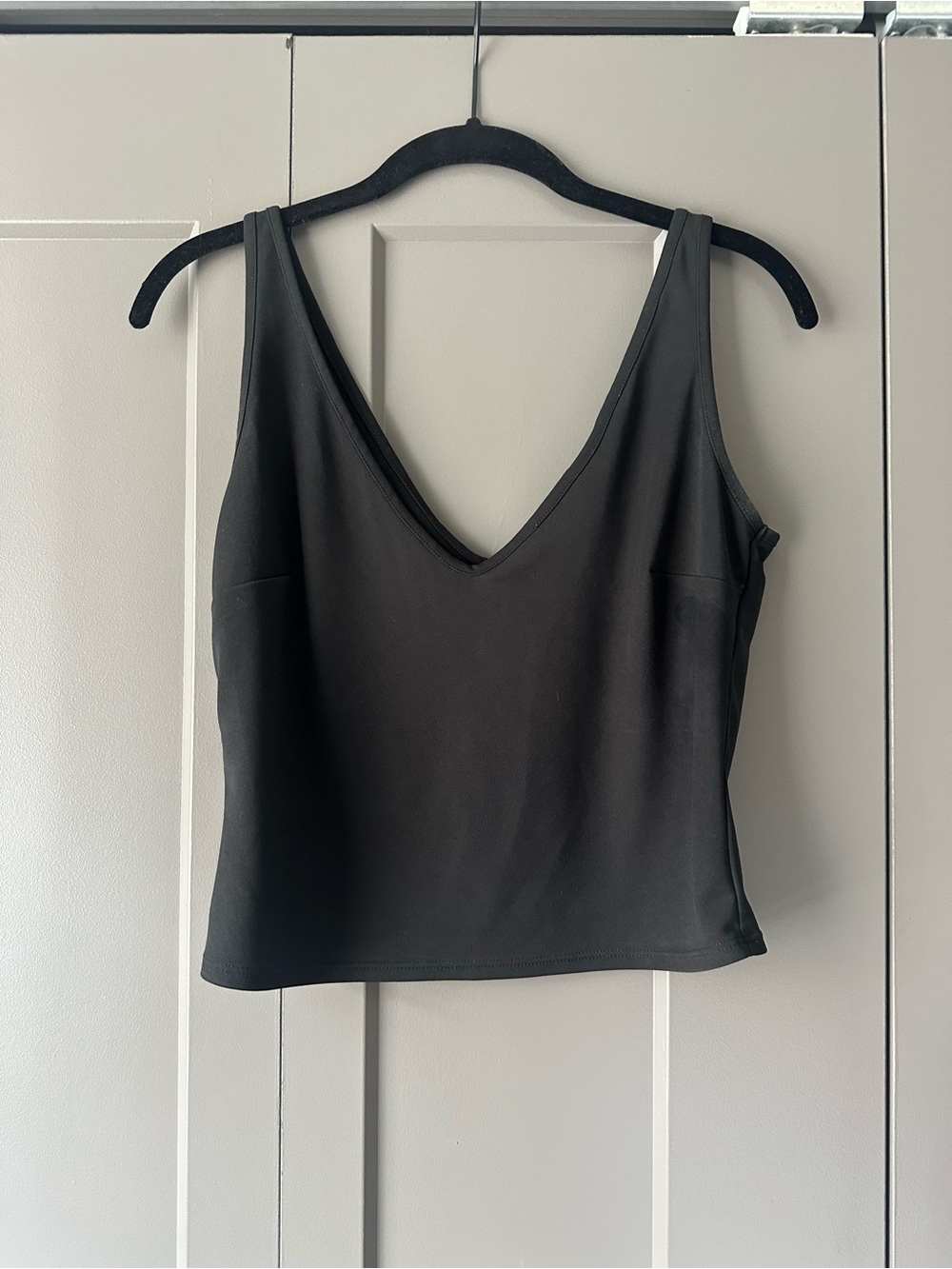 Victorias Secret Black V-Neck Cami Tank Top